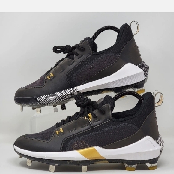 Under Armour Harper 6 Low ST Baseball Cleats Shoe Black 3024315-001 Men Sz Multi main image 7